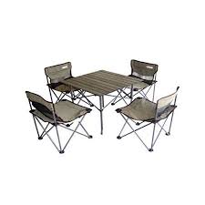 Portable Children S Camping Table And Chair Set Walmart Com In 2020 Camping Table Camping Chairs Camping Furniture