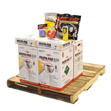 Spray Foam Insulation 2 Complete Kits Dow Froth Pak 650 Class A Fire Rated 1300 Sq Ft Spray Foam Insulation Kits Spray Foam Insulation Spray Foam