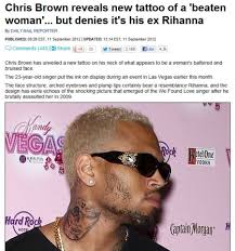 Chris brown has reportedly denied that his new neck tattoo is in honor of rihanna, despite it having an uncanny resemblance to the pop singer. Meet Chris Brown S Tattoo Artists Wbez Chicago