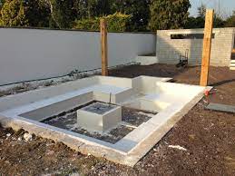 Maybe you would like to learn more about one of these? Building The Sunken Seating Area The Next Project Is A Half Sunken House Morestressmorefun Pr Sunken Seating Area Sunken Seating Outdoor Fireplace Patio