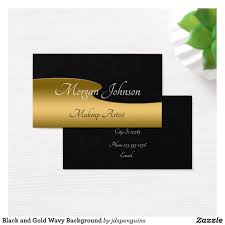 Black And Gold Business Card Background Black And Gold Wavy Background Business Card Gold Business Card Printing Business Cards Printed Cards