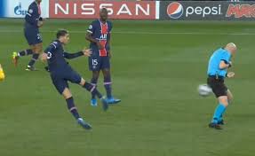 Video Paredes Smashes The Ball Into Referee Antony Taylor
