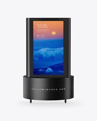 Saves us a lot of time creating awesome mockups to use to demonstrate new sites to clients. the ultimate solution for turning any product photo & 3d render into a mockup without any design knowledge or skill! Freestanding Kiosk Mockup In Device Mockups On Yellow Images Object Mockups