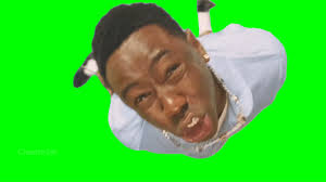 [MEME TEMPLATE] Tyler the Creator falling from the sky Green Screen