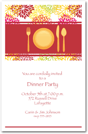 Pretty 5x5 bachelorette party invitations. Place Setting On Floral Blooms Dinner Party Invitations