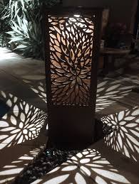 Solar Powered Steel Light Towers Outdoor Home Decoration Outdoor Wall Art Garden Wall Designs Steel Lighting