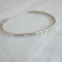 Bracelet en argent grav des femmes