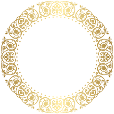 Round Border Frame Deco Png Clip Art Gold Circle Frames Clip Art Round Border