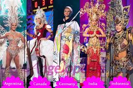 I like her, she's both pretty and smart. Miss Universe 2014 National Costume Top 5 Finalists