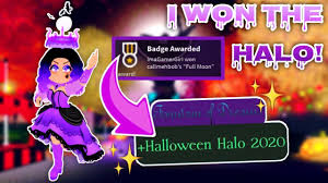 How I Won The Halloween Halo 2020 On Camera Royale High Fountain Youtube