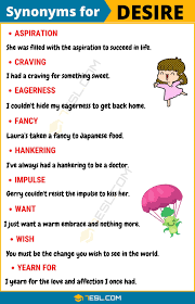 Another Word For Desire 90 Synonyms For Desire With Useful Examples 7esl English Vocabulary Words English Writing Skills Learn English Words