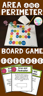 Great Freebie To Practice Area And Perimeter Area And Perimeter Math Third Grade Math