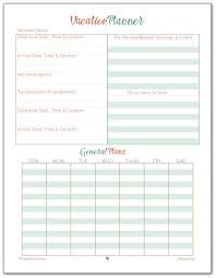 Vacation Planner Printables Travel Planner Template Vacation Planner Template Vacation Planner