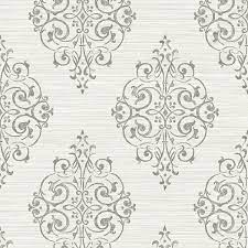 Tons of awesome classical art wallpapers to download for free. Classic Wallpapers Ryde 964852 Damascus Vinyl Grey Silver