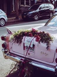 Image result for svatební  výzdoba auta