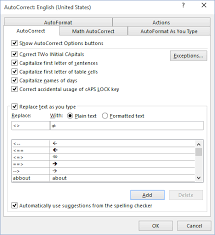 How To Use Autocorrect Substitutions For Fast Typing Of Greek Alphabet And Mathematical Symbols Greek Alphabet Correction Lettering