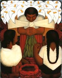 Adolfo was also a mexican painter, but also a film director and screenwriter. Diego Rivera Flower Vendor Art P R E P