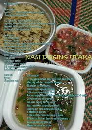 Di mana nasi biasanya dimasak bersama daging dengan campuran rempah dan digandingkan dengan pencecah air asam. Nasi Daging Utara Set Easy Meals Recipes Cooking