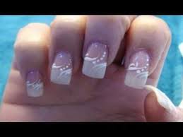 Wedding Elegant American Manicure Nail Design Manicure Nail Designs American Manicure Nails Nail Manicure