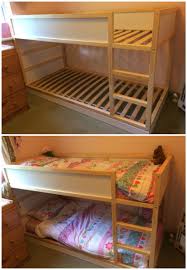 phase one of the customised kura bed raised the lower section slightly and added bed slats to make it a prope kura bed kids rooms shared bunk beds with stairs