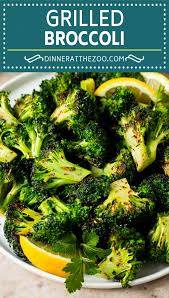 Grilled Broccoli Is Packed With Flavor And Is A Colorful And Healthy Side Dish Broccoli Dinnera In 2020 Grilled Broccoli Broccoli Recipes Side Dish Broccoli Recipes