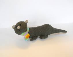 Sock Otter Sock Animal Soft Sculpture Oswald Etsy Sock Animals Soft Toy Patterns Sock Dolls