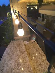 If you have trees, it's easy to hang lights. String Lights