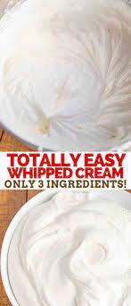 Easy Whipped Cream Is Light And Sweet Insanely Easy To Make The Perfect Addit Recipes With Whipping Cream Homemade Whipped Cream Recipe Whipped Cream Desserts