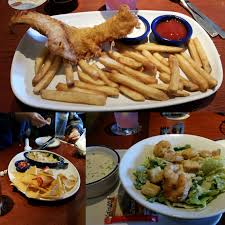 While You Are Dining Red Lobster For Fish And Chips