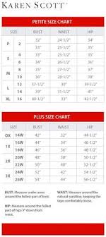 Nic Zoe Regular Petite And Plus Size Chart Via Nicandzoe