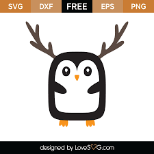 Christmas Penguin Svg Cut File Lovesvg Com