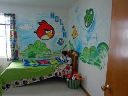 Angry Birds Bedroom By Paintersam Yeah Me A Special Request From My Favorite Clients Yet My Sons I Tried To Get Kid Room Decor Bird Bedroom Big Boy Room