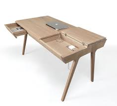 Wood Desk With Lots Of Storage Mmminimal Solid Wood Desk Compact Desks Desk Design