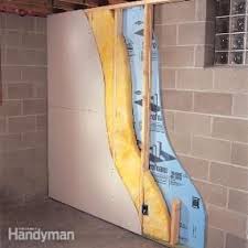 How To Finish A Basement Wall Basement Makeover Basement Walls Finishing Basement
