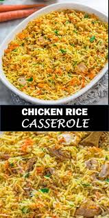 Delicious Food Chicken Rice Casserole Delicious And Healthy Family Choice Special Food An Easy Rice Recipes Chicken Rice Recipes Basmati Rice Recipes Easy