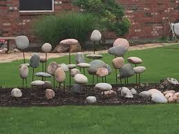 5eac43aceba42c8757b54003a58277b5 In 2020 Garden Rock Art Concrete Garden Landscaping With Rocks