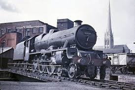 Preston M P D 24k May 27 1961 Jubilee Class 4 6 0 45629 Straits Settlements On The Turntable Steam Trains Steam Railway Steam Locomotive