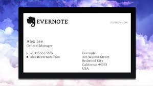 When you save cards to evernote, the text on the image of the card becomes searchable text. Business Cards Robert Parker S Blog