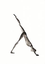 Yoga Art 3 Legged Downward Dog Original Watercolour Painting Black And White A4 By Sybilleart On Etsy Yoga Art Yoga Illustration Yoga Drawing