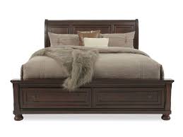 Ashley Porter California King Sleigh Bed W Storage Bedroom Furniture Stores Sleigh Beds Bedroom Furniture Beds