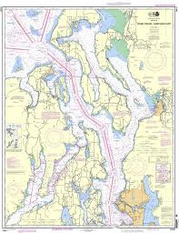 Noaa Chart 18441 Puget Sound Northern Part