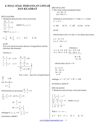 Fungsi non linear dan penerapan ekonomi 1. Contoh Soal Fungsi Linear Contoh Soal Terbaru