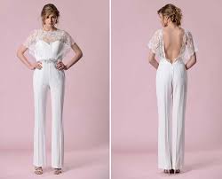 Modern Bridal Jumpsuits Pantsuits Mywedding Consequently, the ideas surrounding bridal attire are evolving once more. modern bridal jumpsuits pantsuits