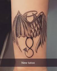 Dessin Tatouage Mi Ange Mi Demon Depressionen Hilfe