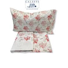 Stampata con motivo shabby chic con cuori. Lenzuola Singole Completi Letto Singoli Biancheriamusella Lenzuola Caleffi Singola Coralli Puro Cotone