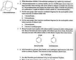 Solved] Label If The Reaction Is Sn1 Or Sn2 Based On The Data Table Below.  | Course Hero
