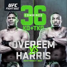 Also cut by the ufc: Pic Ufc Portland Poster Drops For Overeem Vs Harris On April 11 Mmamania Com