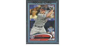 Sports illustrated bryce harper & mike trout 2011/2016 1st ever printed 2 card rookie lot! 2012 Topps Update Us299 Bryce Harper Rookie Card Blue Parallel Walmart Exclusive Sp At Amazon S Sports Collectibles Store