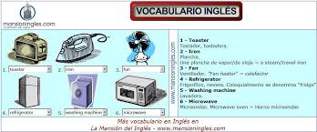 Vocabulario En Ingles De Electrodomesticos Vocabulario Vocabulario En Ingles Vocabulario Ingles Espanol