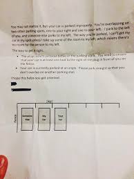 50 Hilarious Windshield Notes Left Behind To Call Out Horrible Drivers In 2020 Bad Parking Notes Bad Parking Parking Notes